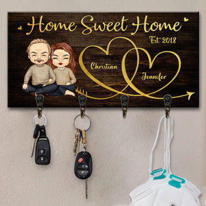 Nous aimons notre maison - Porte-clés personnalisé, porte-clés - Cadeaux d'anniversaire, cadeau pour couples, mari et femme