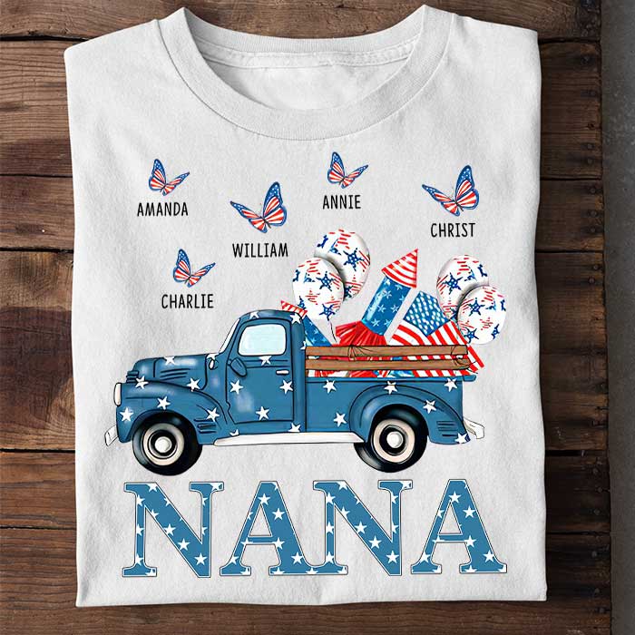 The Love For Family - Gift For 4th Of July - Personalized Unisex T-Shirt.
