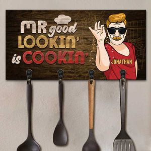Monsieur Beau Cuisine - Porte-clés personnalisé, Porte-clés - Cadeau pour papa, grand-père