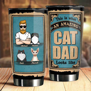 Un papa chat incroyable - Gobelet personnalisé - Cadeau pour papa