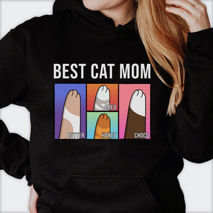 Best Cat Mom Cat Dad - Gift for Cat Lovers - Personalized Unisex T-Shirt, Hoodie.