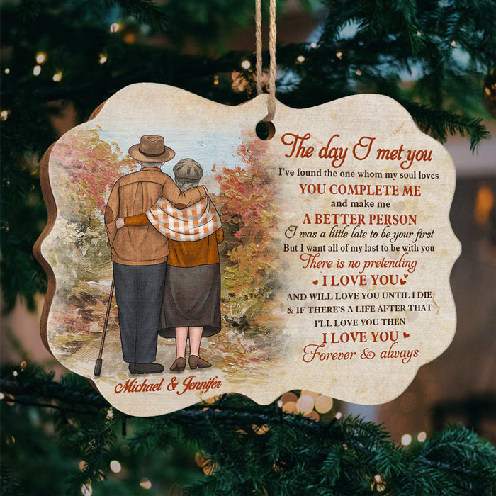 J'ai trouvé celui que mon âme aime - Décoration de Noël en bois personnalisée en forme de Benelux - Cadeau pour couple, mari et femme, anniversaire, fiançailles, mariage, cadeau de mariage, cadeau de Noël