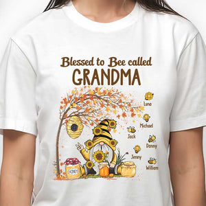 Bienheureuse Grand-mère Nana - T-shirt unisexe personnalisé, sweat à capuche, sweat-shirt - Cadeau pour grand-mère et grands-parents