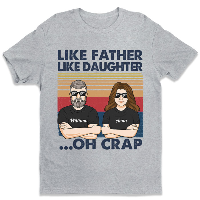 T-shirt, sweat à capuche et sweat-shirt unisexe personnalisé « Tels parents, tels enfants » – Cadeau pour les membres de la famille