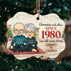 Ennuyeux et toujours aussi fort - Décoration de Noël en bois personnalisée en forme de Benelux - Cadeau pour couple, mari et femme, anniversaire, fiançailles, mariage, cadeau de mariage, cadeau de Noël