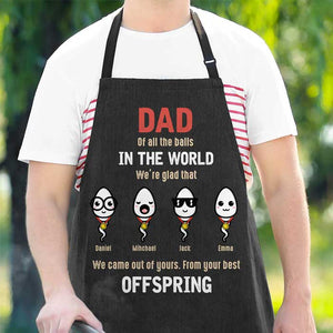 Nous sommes votre meilleur rejeton - Tablier personnalisé - Cadeau pour papa