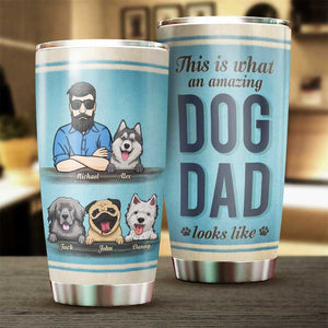 Un papa chien incroyable - Gobelet personnalisé - Cadeau pour papa