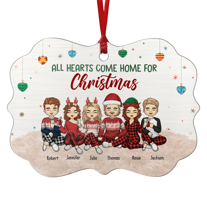 La famille est le plus beau cadeau qui soit ! Décoration personnalisée pour la famille - Aluminium en forme de Benelux - Cadeau de Noël pour les membres de la famille