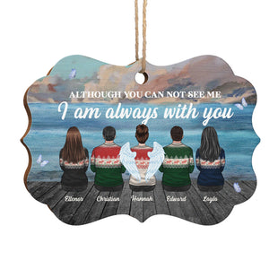 Même si tu ne peux pas me voir, je suis toujours avec toi - Décoration de Noël en bois personnalisée en forme de Benelux - Cadeau commémoratif, cadeau de sympathie, cadeau de Noël