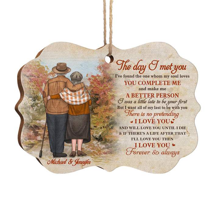 J'ai trouvé celui que mon âme aime - Décoration de Noël en bois personnalisée en forme de Benelux - Cadeau pour couple, mari et femme, anniversaire, fiançailles, mariage, cadeau de mariage, cadeau de Noël