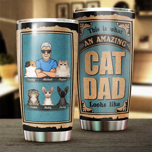 Un papa chat incroyable - Gobelet personnalisé - Cadeau pour papa