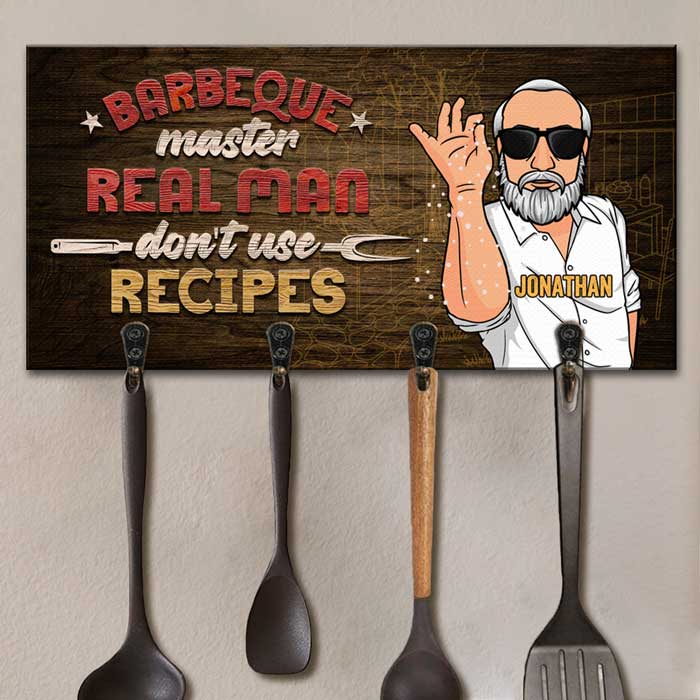 Monsieur Beau Cuisine - Porte-clés personnalisé, Porte-clés - Cadeau pour papa, grand-père