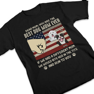 Le meilleur papa et la meilleure maman de tous les temps - T-shirt, sweat à capuche et sweat-shirt unisexe personnalisé pour chien - Cadeau de Noël pour les propriétaires et les amoureux des animaux