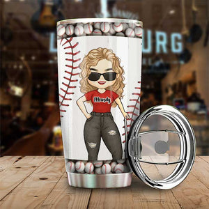 I'm A Proud Mama And My Boy Is On That Field - Gift For Mom, Personalized Tumbler