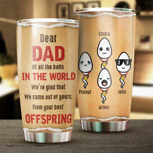 De votre meilleure progéniture - Gobelet personnalisé - Cadeau pour papa