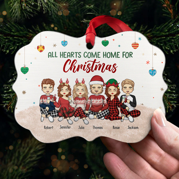 La famille est le plus beau cadeau qui soit ! Décoration personnalisée pour la famille - Aluminium en forme de Benelux - Cadeau de Noël pour les membres de la famille