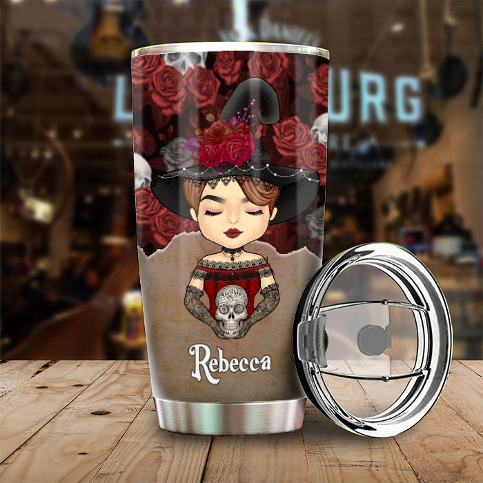 Hé sorcière, certains jours, il faut mettre son chapeau - Gobelet personnalisé - Cadeau pour vous-même, cadeau pour Halloween