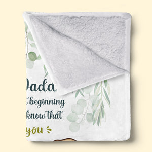 Our Adventures Are About To Start - Family Personalized Custom Baby Blanket - Baby Shower Gift, Gift For First Mom
