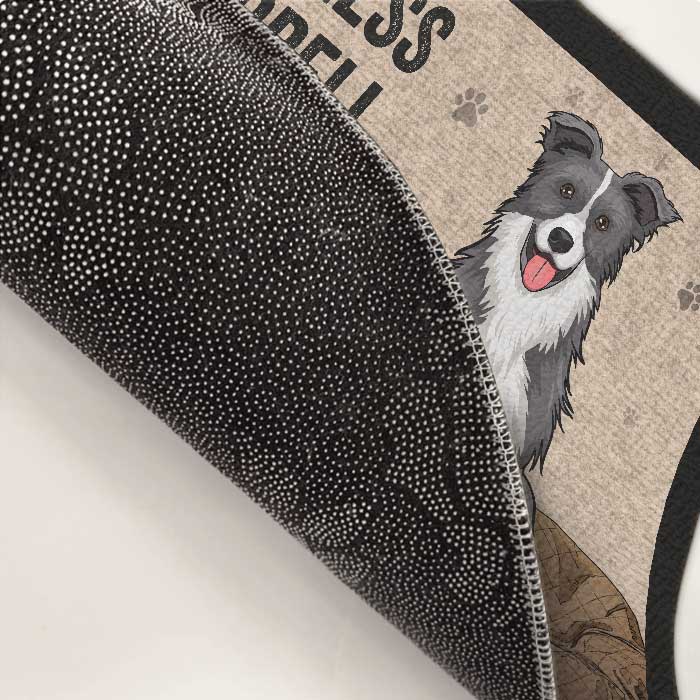 Sonnettes sans fil sur leurs chargeurs - Tapis décoratif personnalisé - Cadeau pour les amoureux des animaux, les propriétaires d'animaux, cadeau pour animaux