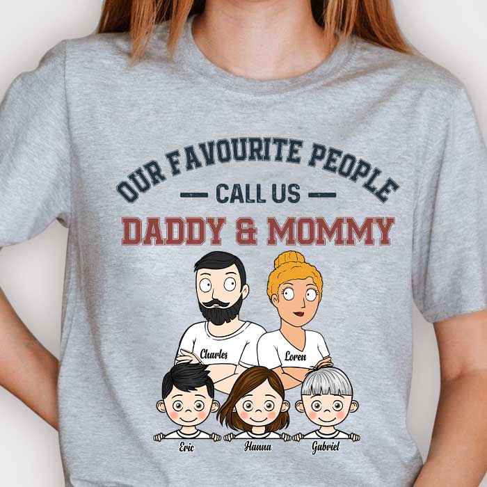 On s'appelle Papa et Maman - T-shirt unisexe personnalisé, sweat à capuche - Cadeau pour couple, mari et femme