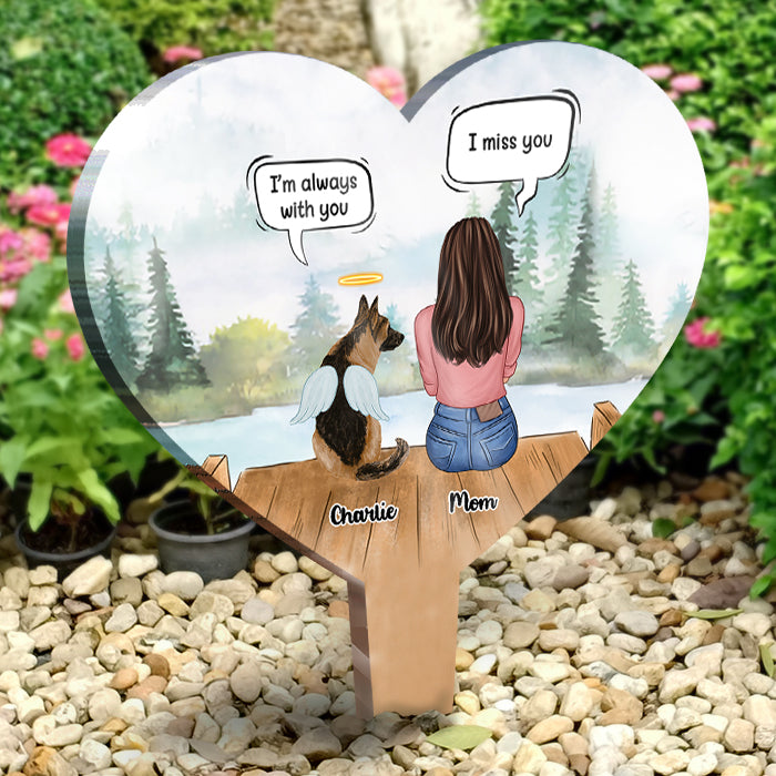 We Still Miss The Sound Of Your Paws - Personalized Custom Acrylic Garden Stake.
