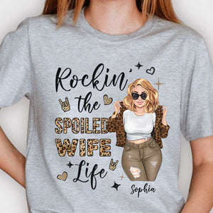 T-shirt unisexe personnalisé, sweat à capuche, cadeau pour femme gâtée