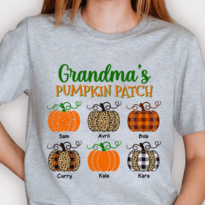 Fall Pumpkin Patch - Personalized Unisex T-Shirt.
