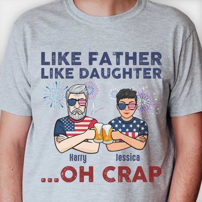 Génial comme ma fille ! T-shirt et sweat à capuche unisexe personnalisé ! Cadeau pour papa