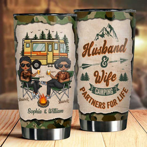 The Best Memories Are Made Camping - Personalized Tumbler.