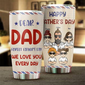 Nous t'aimons tous les jours - Gobelet personnalisé - Cadeau pour papa, grand-père, cadeau pour la fête des pères