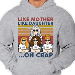 Telle mère, telle fille - T-shirt unisexe personnalisé, sweat à capuche - Cadeau pour maman