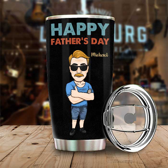 Je viens de tes boules - Gobelet personnalisé - Cadeau pour papa, cadeau pour la fête des pères