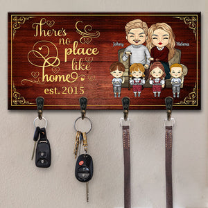 Il n'y a pas de meilleur endroit que la maison - Porte-clés personnalisé, porte-clés - Cadeau pour couples, mari et femme