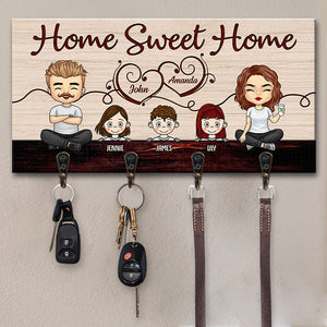 Notre vie, notre douce maison - Porte-clés personnalisé, porte-clés - Cadeau pour couple, mari et femme