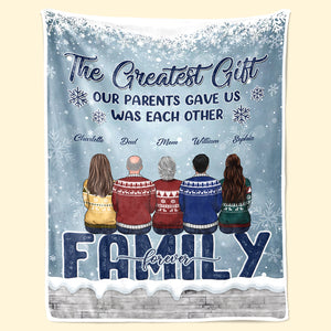 Tous les cœurs rentrent à la maison pour Noël - Couverture commémorative personnalisée - Cadeau de condoléances, cadeau de Noël pour les membres de la famille