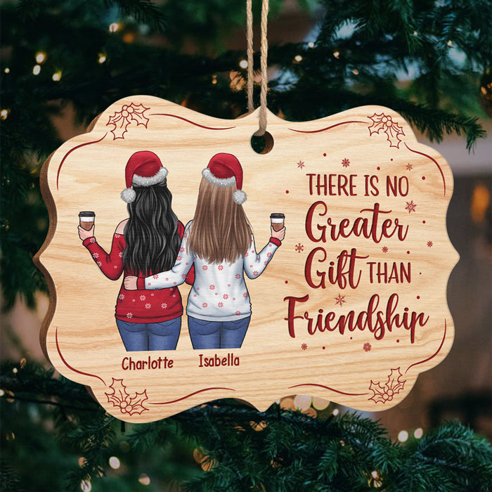 Meilleures amies, il n'y a pas de plus beau cadeau que l'amitié - Décoration de Noël en bois personnalisée en forme de Benelux - Cadeau pour meilleure amie, meilleure amie, sœur, cadeau d'anniversaire pour meilleure amie et amie, cadeau de Noël