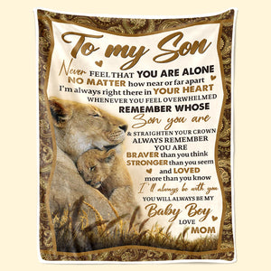 Tu es plus courageux que tu ne le penses et aimé plus que tu ne le penses - Couverture familiale - Cadeau pour fils de maman