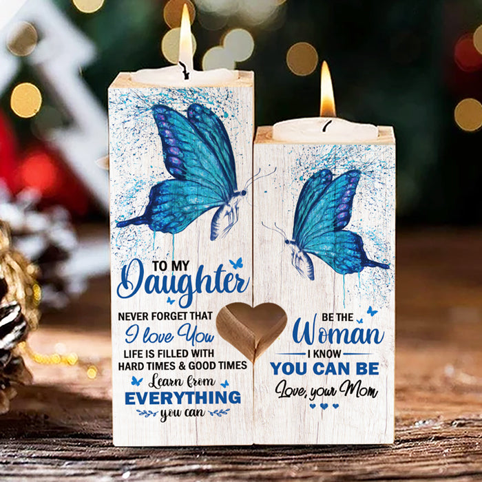 Soyez la femme que je sais que vous pouvez être - Bougeoir familial - Cadeau de Noël pour fille de la part de maman