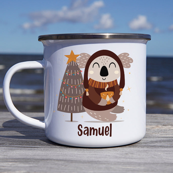 Holly Jolly Christmas - Tasse à chocolat chaud personnalisée pour enfant, cadeau de Noël pour les fêtes d'anniversaire, cadeau d'anniversaire