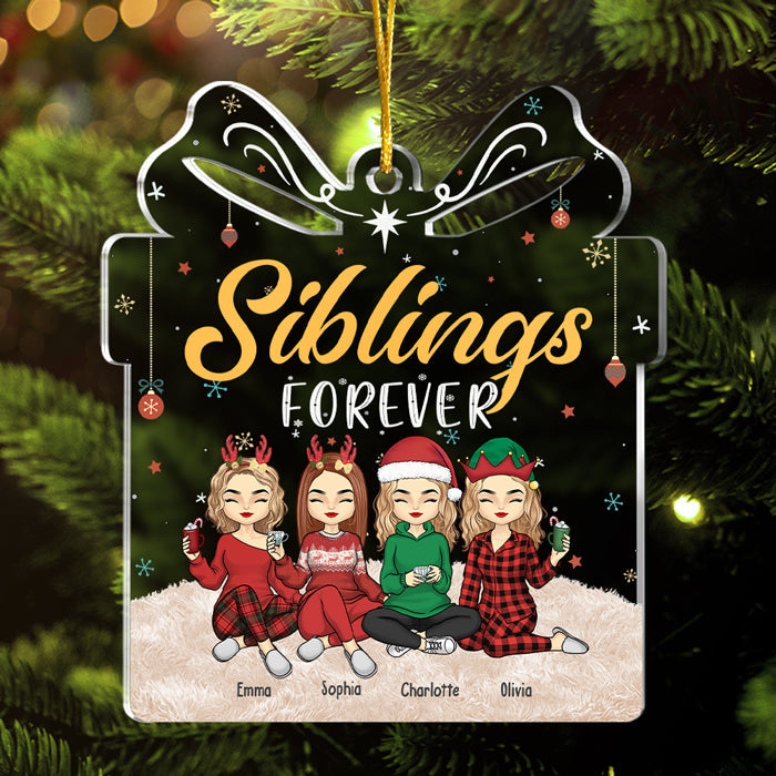 La famille est le plus beau cadeau qui soit ! Décoration personnalisée pour la famille ! Boîte cadeau en acrylique ! Cadeau de Noël pour les membres de la famille
