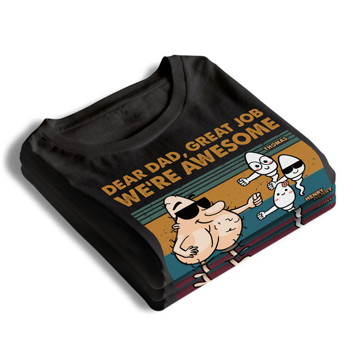 Tel père, tel fils - T-shirt unisexe personnalisé, sweat à capuche, sweat-shirt - Cadeau de fête des pères, d'anniversaire pour papa