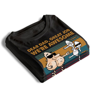 Tel père, tel fils - T-shirt unisexe personnalisé, sweat à capuche, sweat-shirt - Cadeau de fête des pères, d'anniversaire pour papa