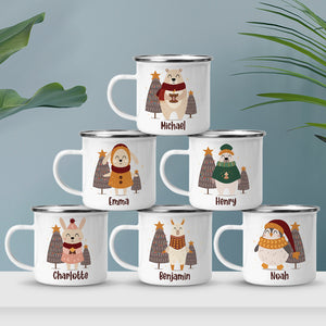 Holly Jolly Christmas - Tasse à chocolat chaud personnalisée pour enfant, cadeau de Noël pour les fêtes d'anniversaire, cadeau d'anniversaire