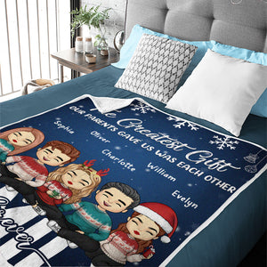 C'est nous, beaucoup d'amour - Couverture personnalisée pour la famille - Cadeau de Noël pour les membres de la famille