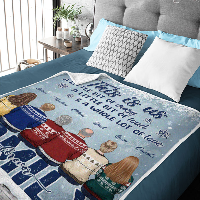 Tous les cœurs rentrent à la maison pour Noël - Couverture commémorative personnalisée - Cadeau de condoléances, cadeau de Noël pour les membres de la famille