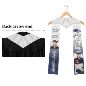 Félicitations : étole de remise de diplôme personnalisée - Étole de remise de diplôme personnalisée - Cadeaux de remise de diplôme de la promotion 2024