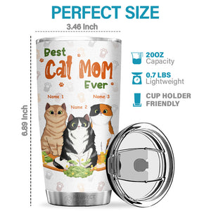 I Work Hard So My Cats Can Have A Better Life - Personalized Tumbler - Gift For Cat Lovers, Cat Owners, Cat Gift, Gift For Pet Lovers