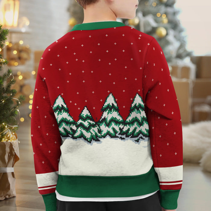 Meilleurs frères et sœurs félins de tous les temps - Sweat-shirt de Noël unisexe personnalisé et moche, sweat-shirt en laine, sweat-shirt imprimé intégral - Cadeau pour les amoureux des chats, les amoureux des animaux, cadeau de Noël