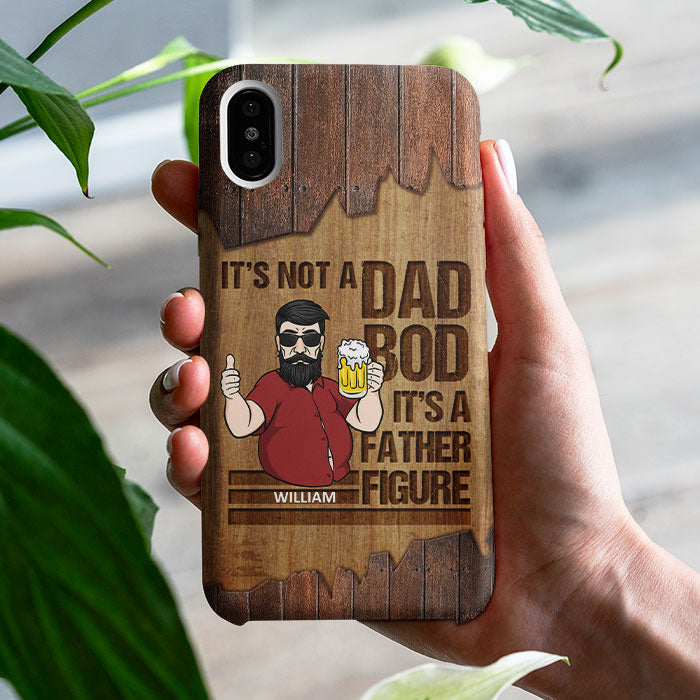 Figure paternelle, pas papa ! Cadeau pour papa, coque de téléphone personnalisée