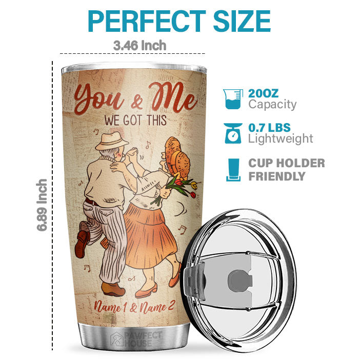Quand nous arriverons à la fin de notre vie ensemble - Gobelet personnalisé - Cadeau pour couple, mari et femme, anniversaire, fiançailles, mariage, cadeau de mariage
